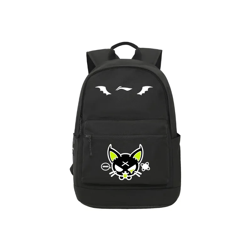 Li Ning Sports Life Collection Polyester Backpack Unisex Black