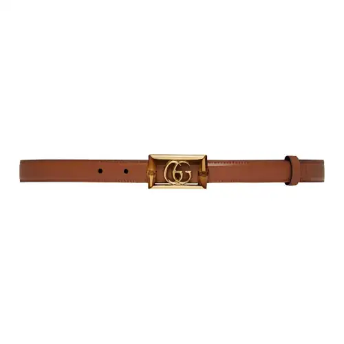 Gucci Double G Bamboo Detailed Belt