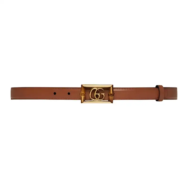 Gucci Double G Bamboo Detailed Belt