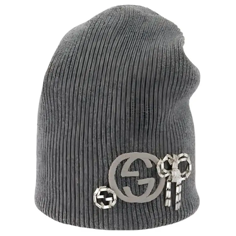 GUCCI Interlocking G Wool Beanie