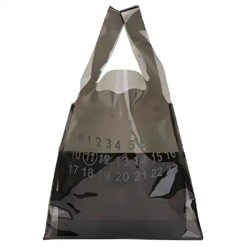Maison Margiela PVC Shopping Bag Handbag Men's Black