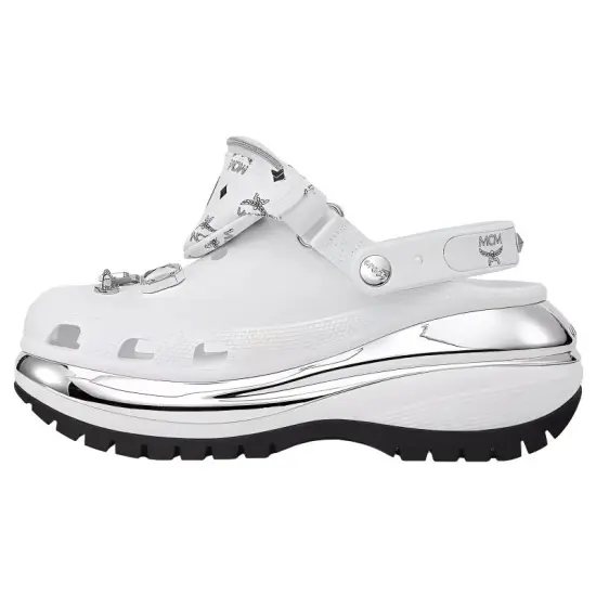Crocs Classic Mega Crush Clog MCM Belt Bag White