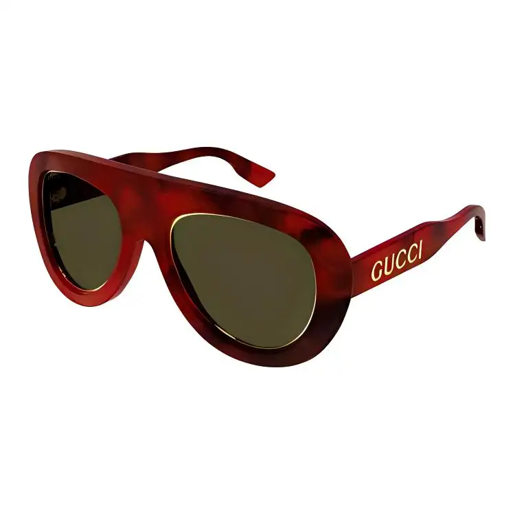 tortoiseshell pilot-frame sunglasses