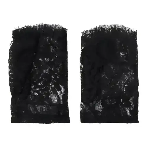 GUCCI Polyamide Gloves Women's Black