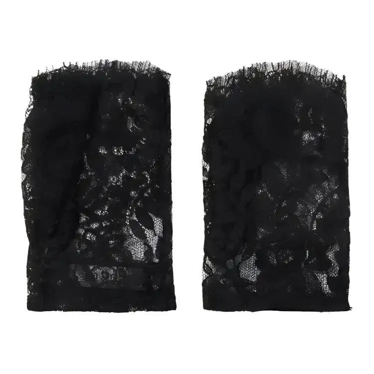 GUCCI Polyamide Gloves Women's Black