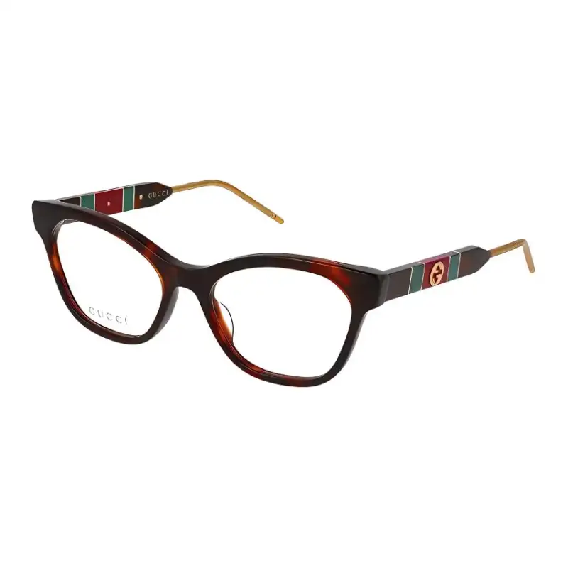 GUCCI Cat Eye Cat Eye Eyeglass Frames Women's Tortoiseshell
