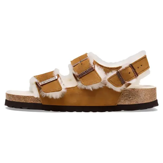 Birkenstock Milano Buckled Suede Sandals Women's