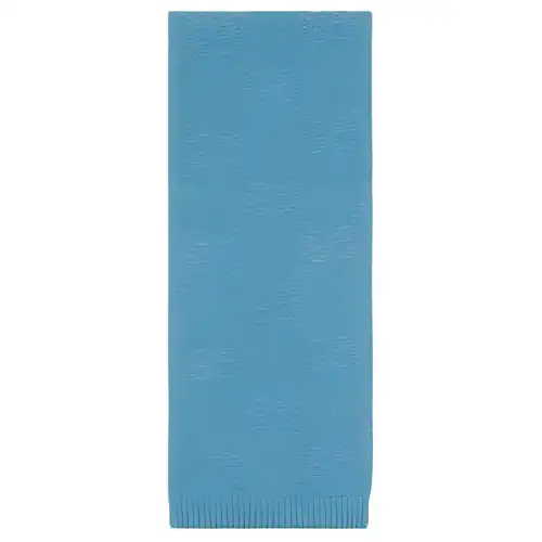GUCCI Wool Knit Scarves Kids' Blue