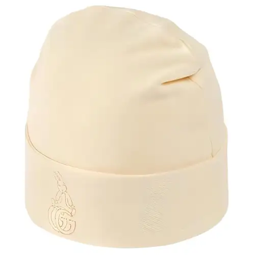 GUCCI Cotton, Polyester, Elastane Beanies Kids' Beige