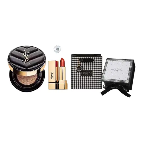YSL, classic elegant hair band, gift box, soft heel, mixed foundation for oily skin for dry skin, lipstick, perfume sample, sun protection