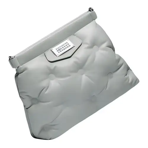 Maison Margiela Glam Slam Full Grain Nappa Leather Handheld Shoulder Bag, Crossbody Bag Small Women's Anise Wine