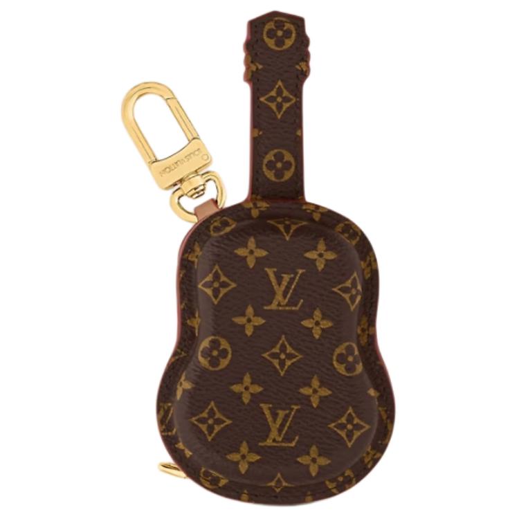 Женская подвеска для сумки Louis Vuitton ZippyVivienne (коричневая) — фото 4