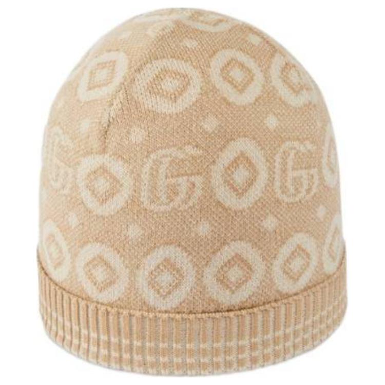 GUCCI Double G-jacquard Cotton Beanie