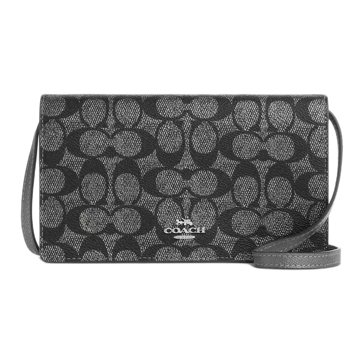 COACH Anna Coated Canvas Crossbody Bag, Shoulder Bag Small Women's Bronze
