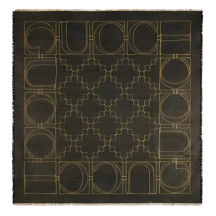GUCCI Scarves Women's Black/Gold