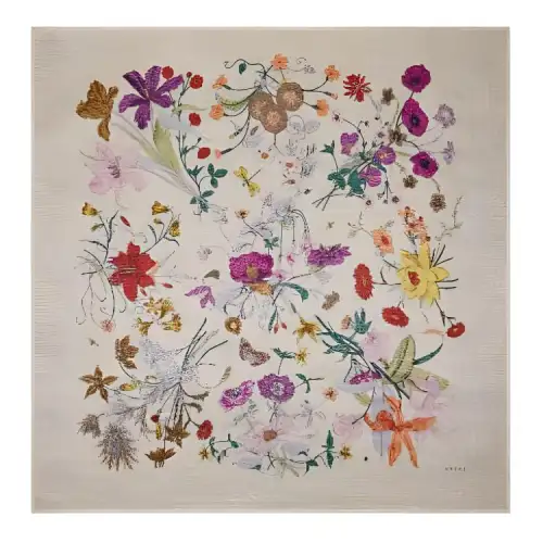 GUCCI Flora Shawls Women's Beige