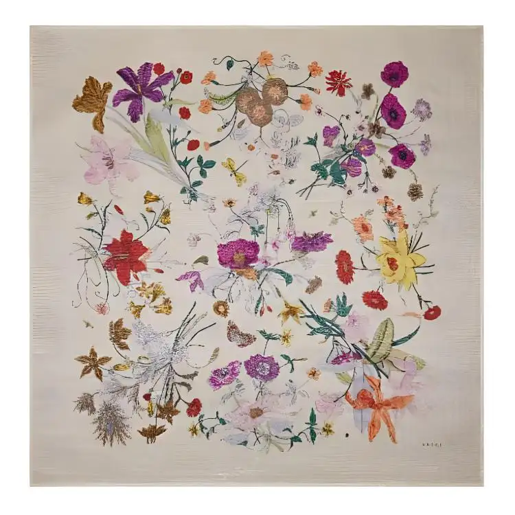 GUCCI Flora Shawls Women's Beige