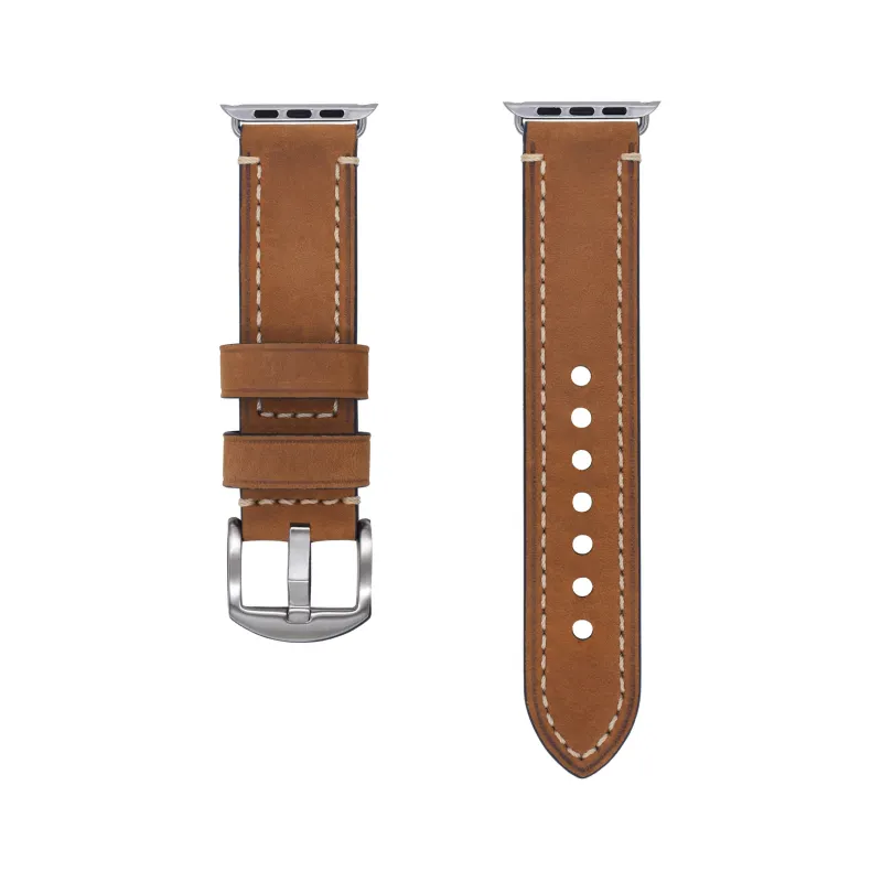 Biaodaige Strap Apple Compatibility Cowhide Leather Material
