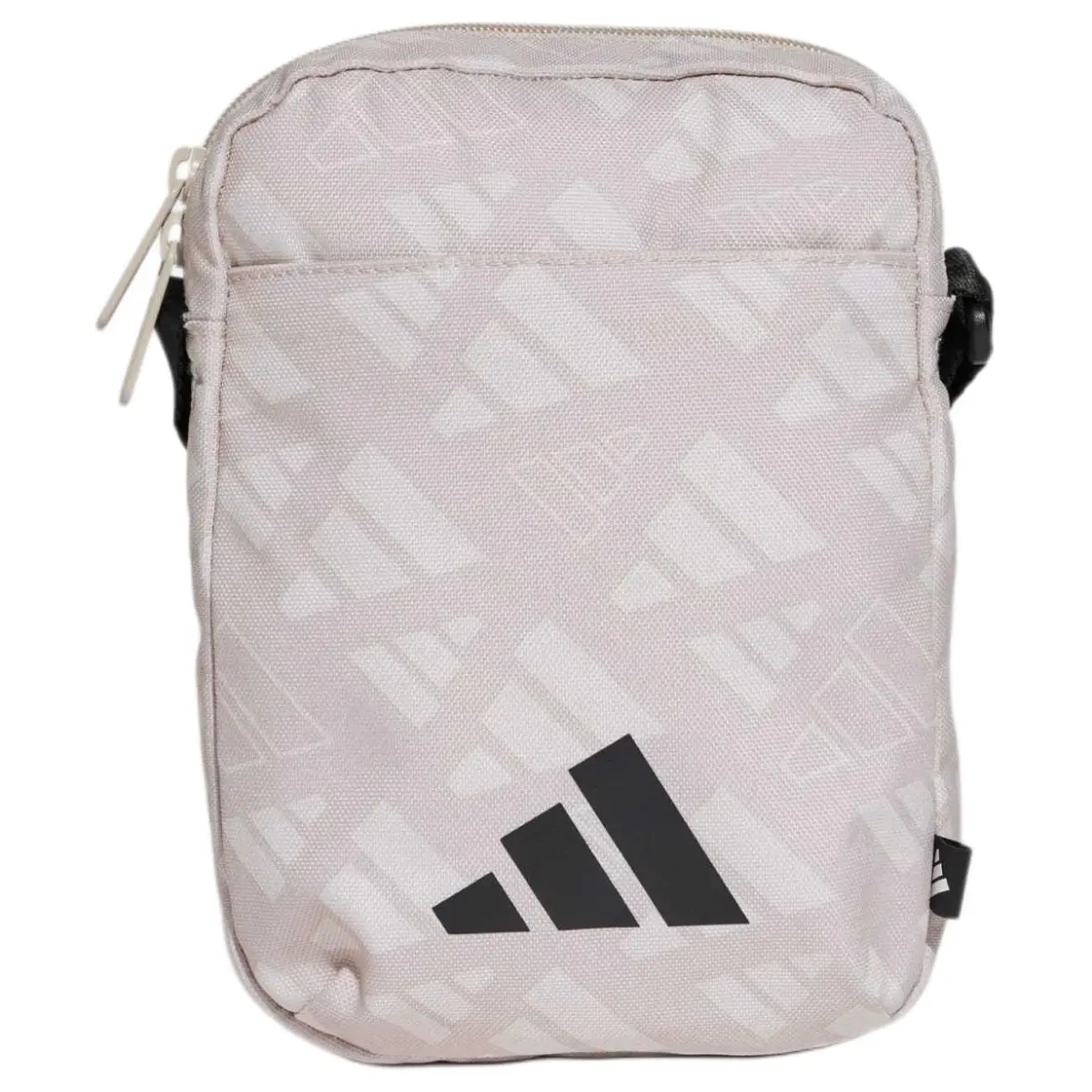 Adidas Polyester One Shoulder Crossbody Clutch Regular Unisex Aluminum Oxide & Black