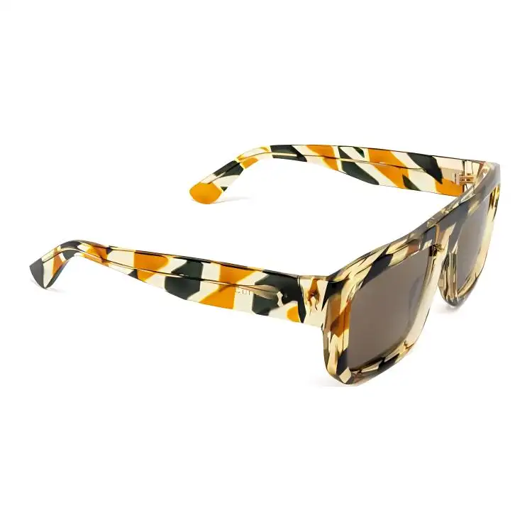 Gucci stripe-print square-frame sunglasses