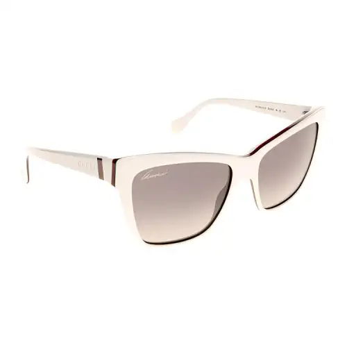 GUCCI Irregular Shape Sunglasses Kids' White
