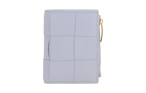 Bottega Veneta Lambskin Wallet Small Women's Purple