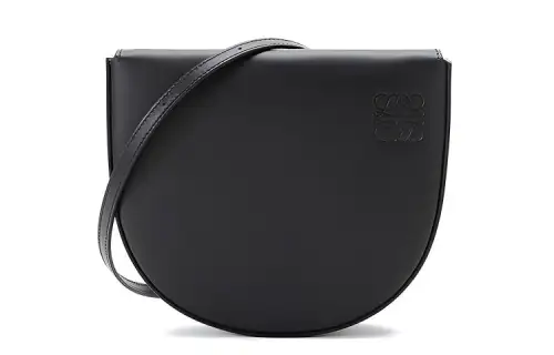 LOEWE Cow Leather Horseshoe Bag, Crossbody Bag Regular Women's Black