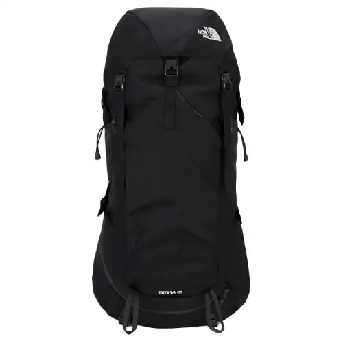 THE NORTH FACE 65L Mountaineering Bag Backpack Outdoor Bag Polyester Black Unisex