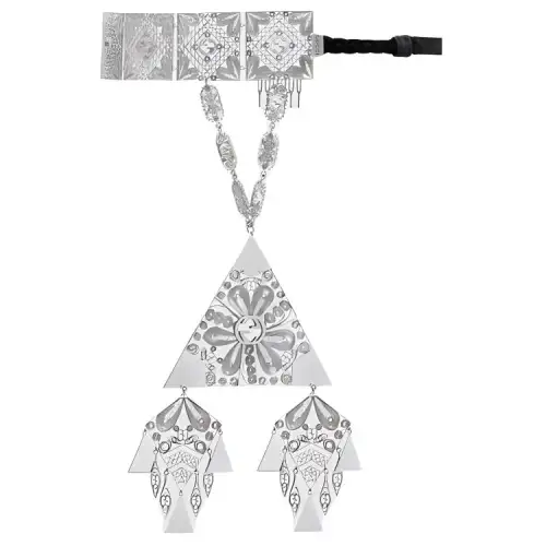 GUCCI Hair Accessories Women's Silver