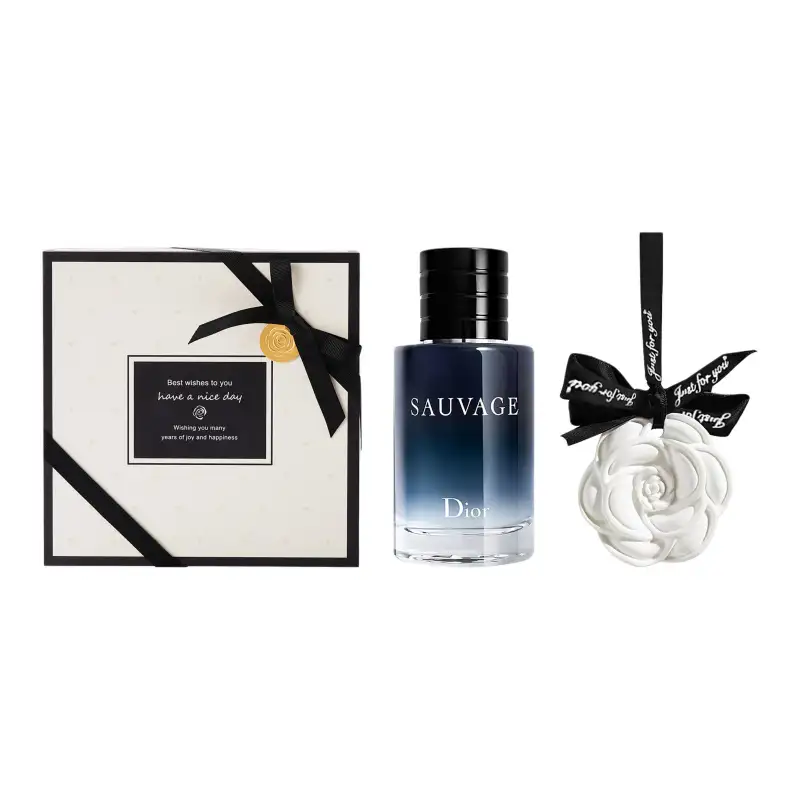 DIOR Perfume sample with a light fragrance, floral mountain tea, aromatherapy, wooden lemon lavender gift box with butterfly, woody notes