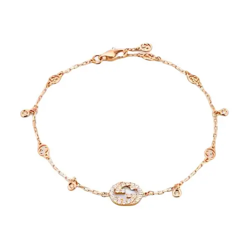 GUCCI Interlocking Diamond Bracelet