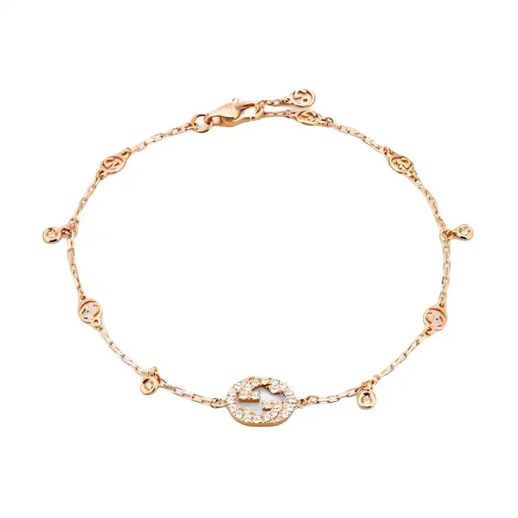 GUCCI Interlocking Diamond Bracelet