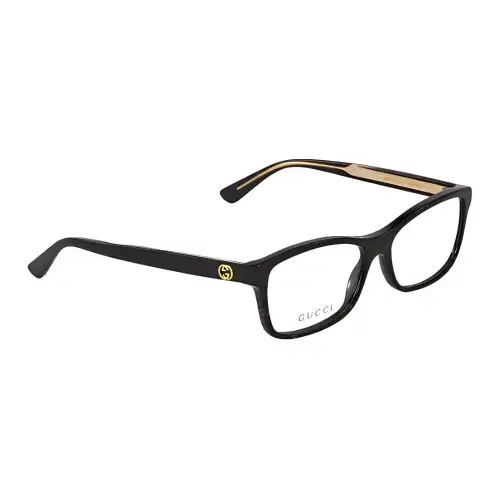 GUCCI Oval Eyeglass Frames Women's Black