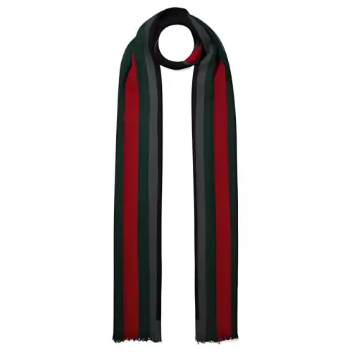 GUCCI Knit Scarves Unisex Multicolor