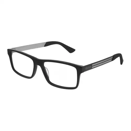 GUCCI Rectangular Eyeglass Frames Women's Black