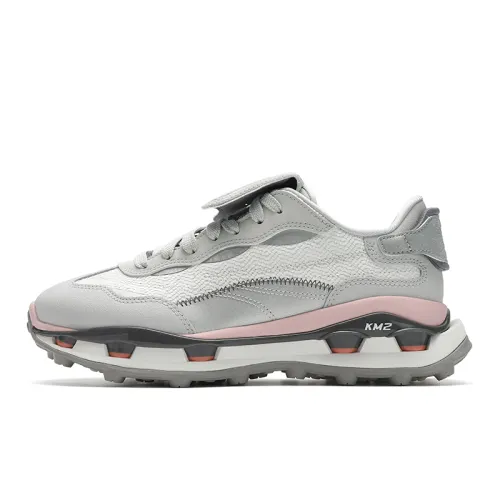 FILA KM2 Stackable Shoe 2 Low top Casual Shoes Women's Silver Gray