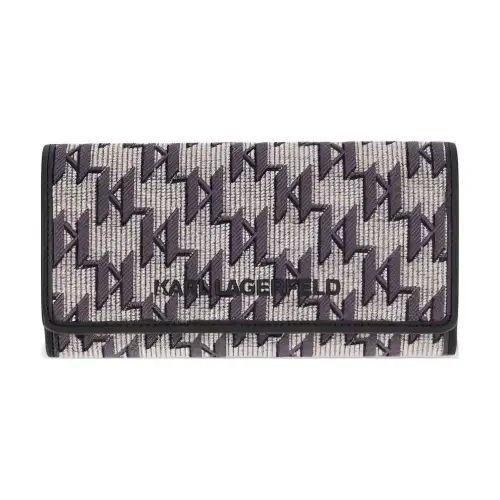 KARL LAGERFELD / Karl Lagerfeld Jeans Fabric Wallet Women's Gray