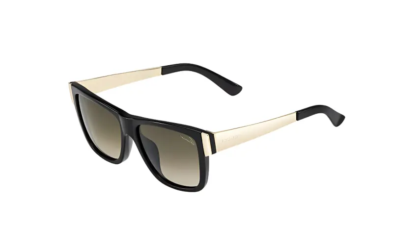 GUCCI Rectangular Sunglasses Women's Black