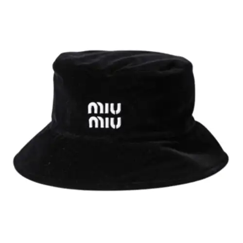MIU MIU Cotton Bucket Hats Unisex
