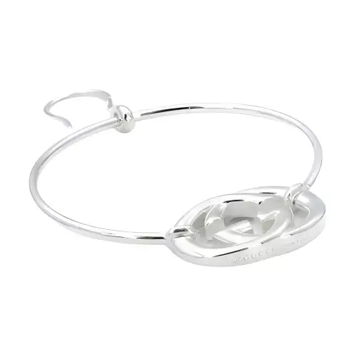 GUCCI GG 925 Sterling Silver Earrings Unisex Silver