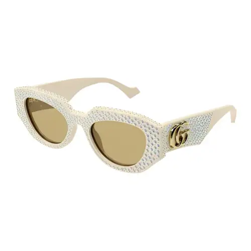 geometric-frame tinted glasses