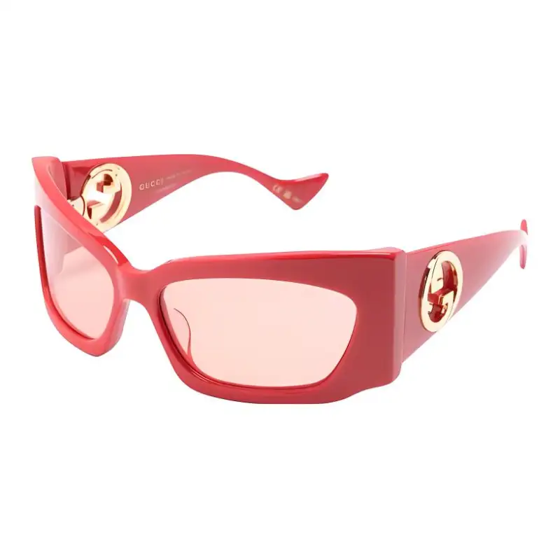 Gucci Geometric Frame Sunglasses