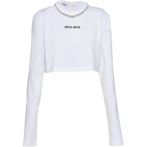 MIU MIU SS21 T Shirt Women's White