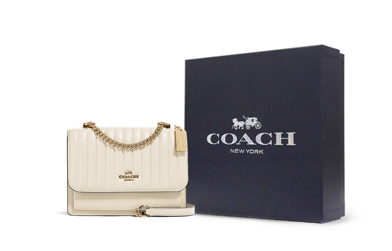 Женская сумка COACH Klare 21 (белая) — фото 7