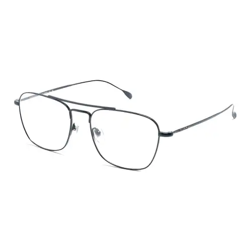 Gucci logo-engraved square-frame glasses