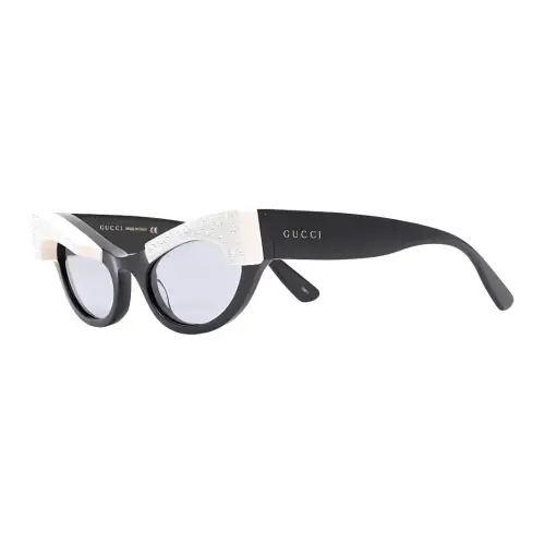 GUCCI Cat Eye Frame Acetate Sunglasses