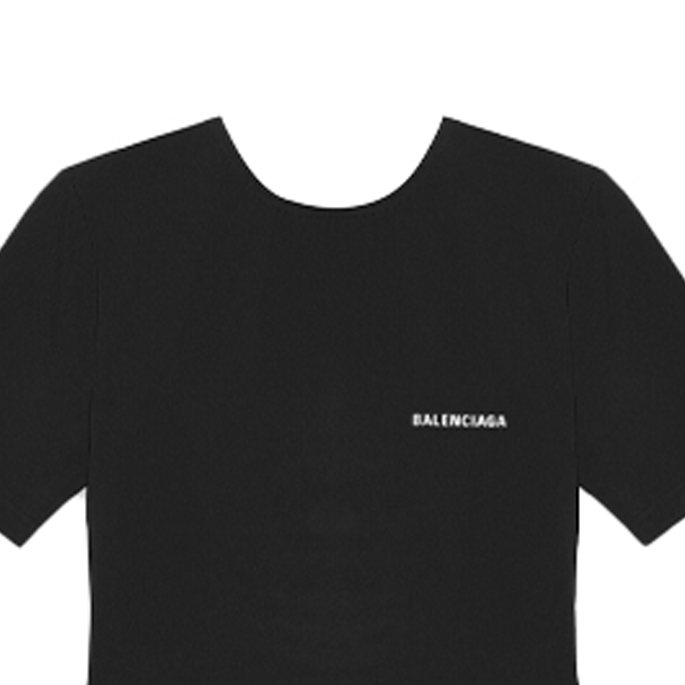 Balenciaga Open Back One Piece Swimsuit ‘Black’