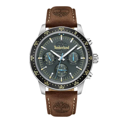 Timberland Parkman Wrist Watches Quartz Movement Leather Strap Gray Dial Men's Watches