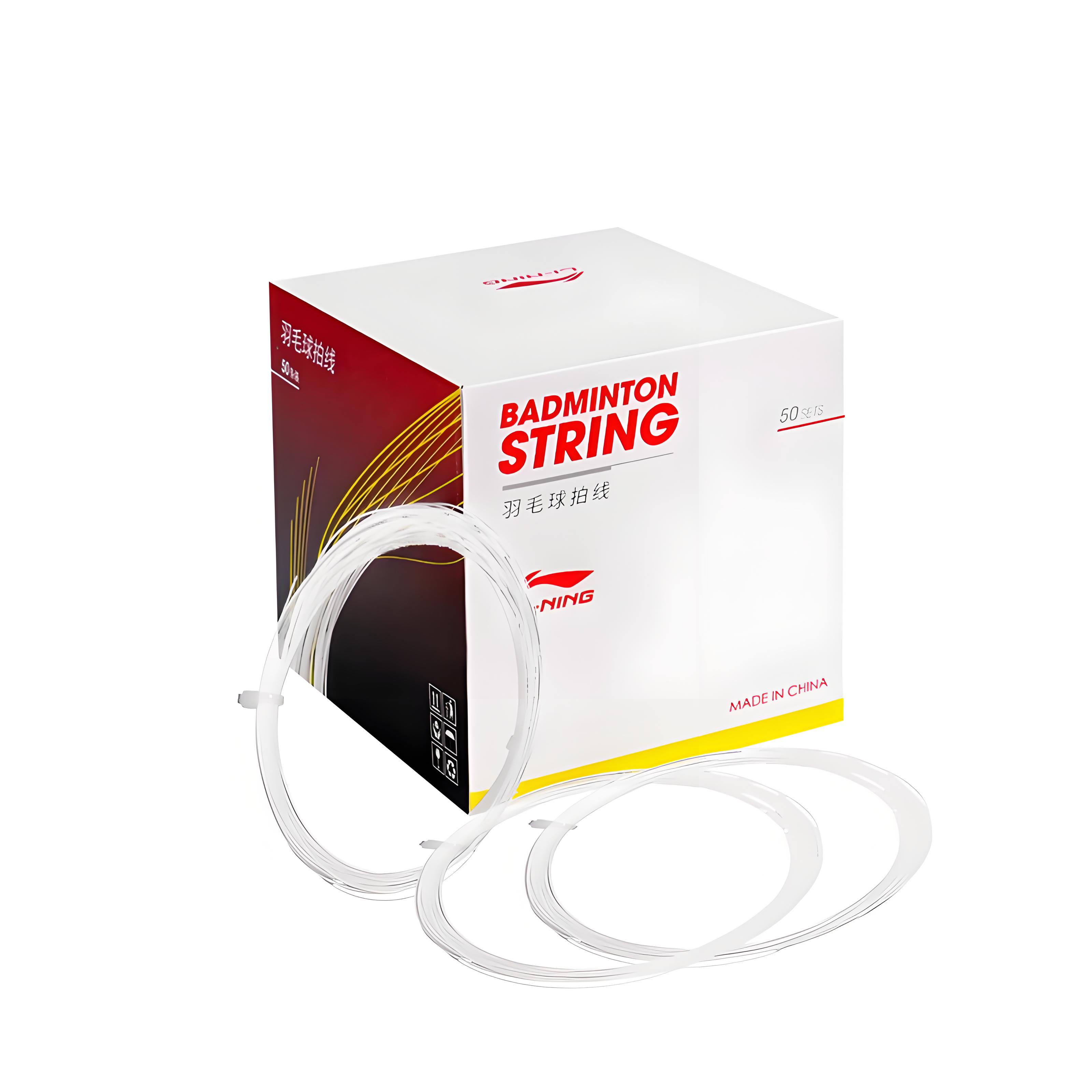 Li Ning Badminton Racket Strings Nylon Unisex 10M/Pack