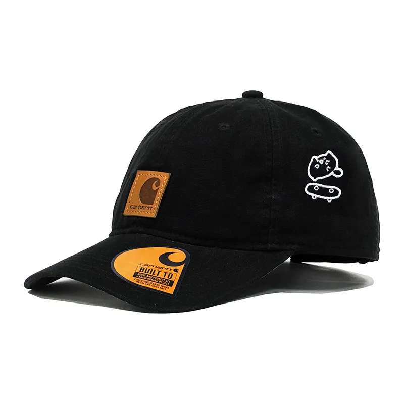 Carhartt Cotton Baseball Caps Unisex Black